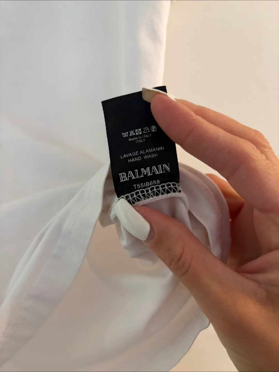 Balmain Paris White T-Shirt image indicator(2)