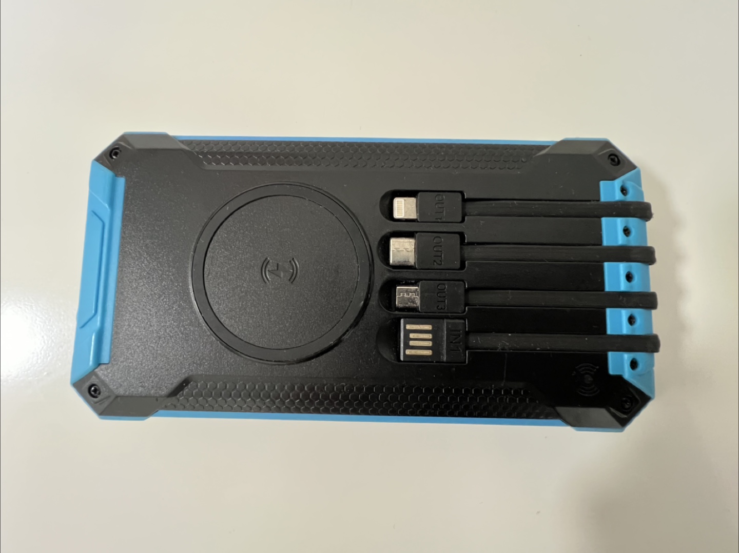 Solar Power Bank with Wireless Charging