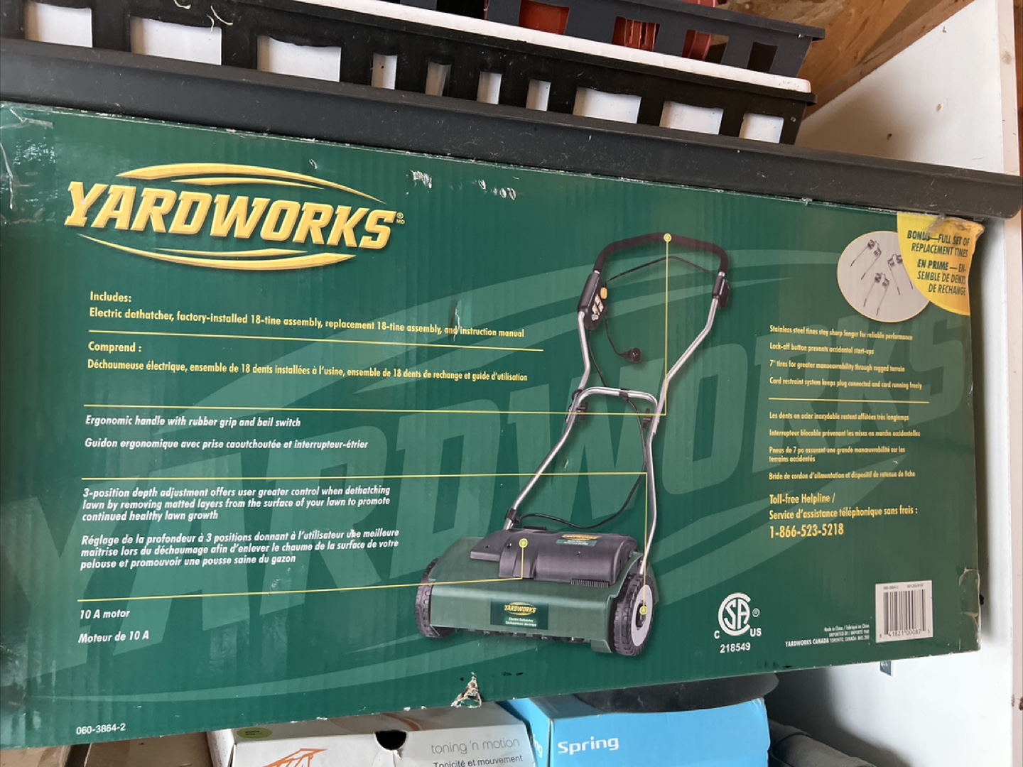 Yardworks Electric Dethatcher