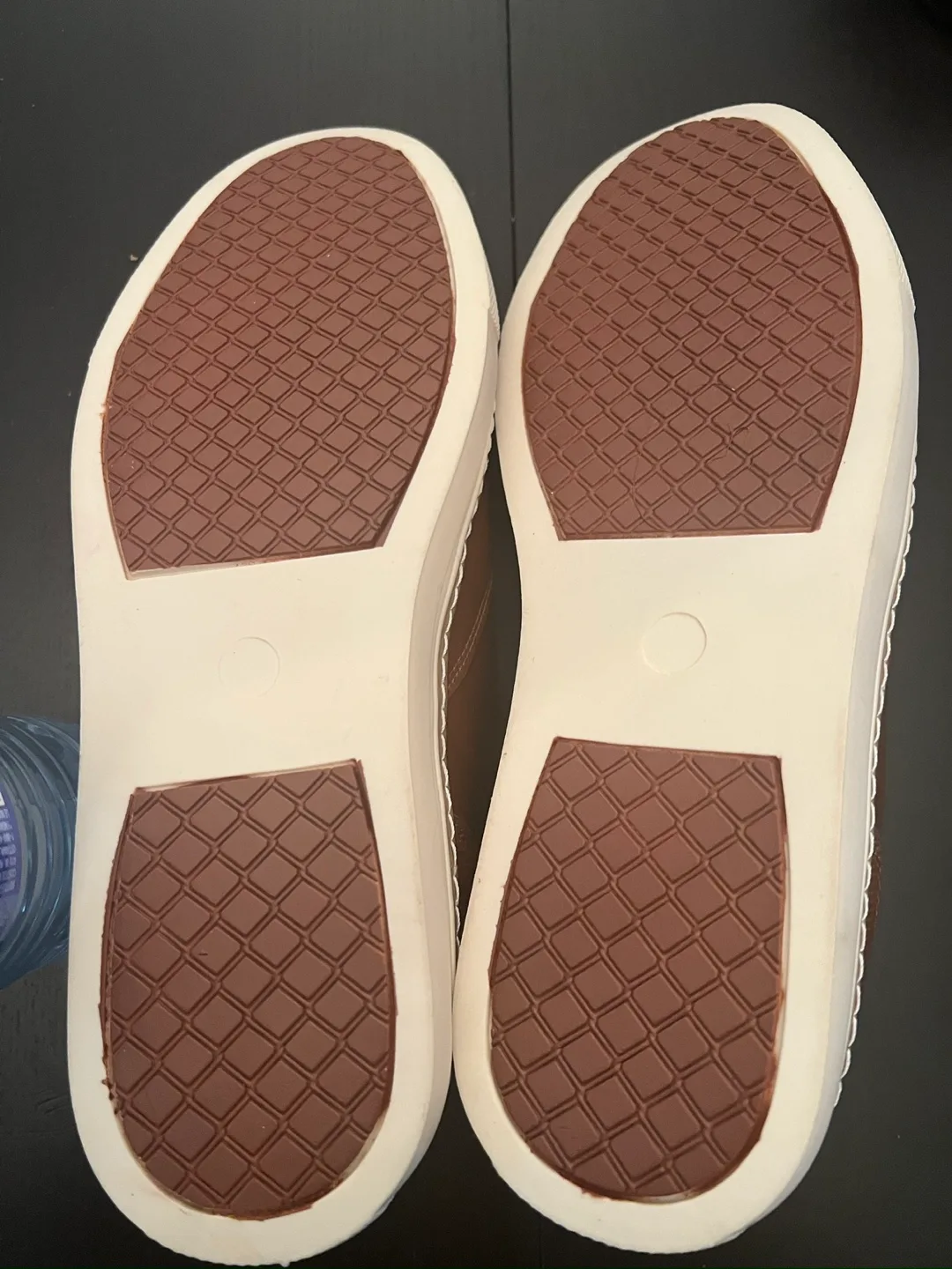 Madden NYC Brown Leather Slip-On Shoes image indicator(6)