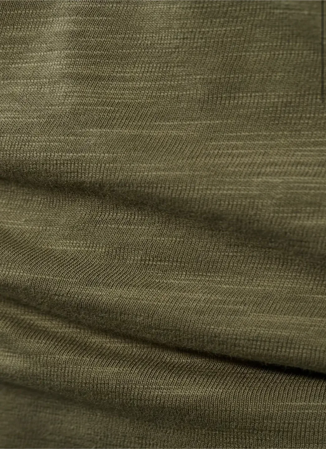 Olive Green Henley Long Sleeve Shirt image indicator(4)