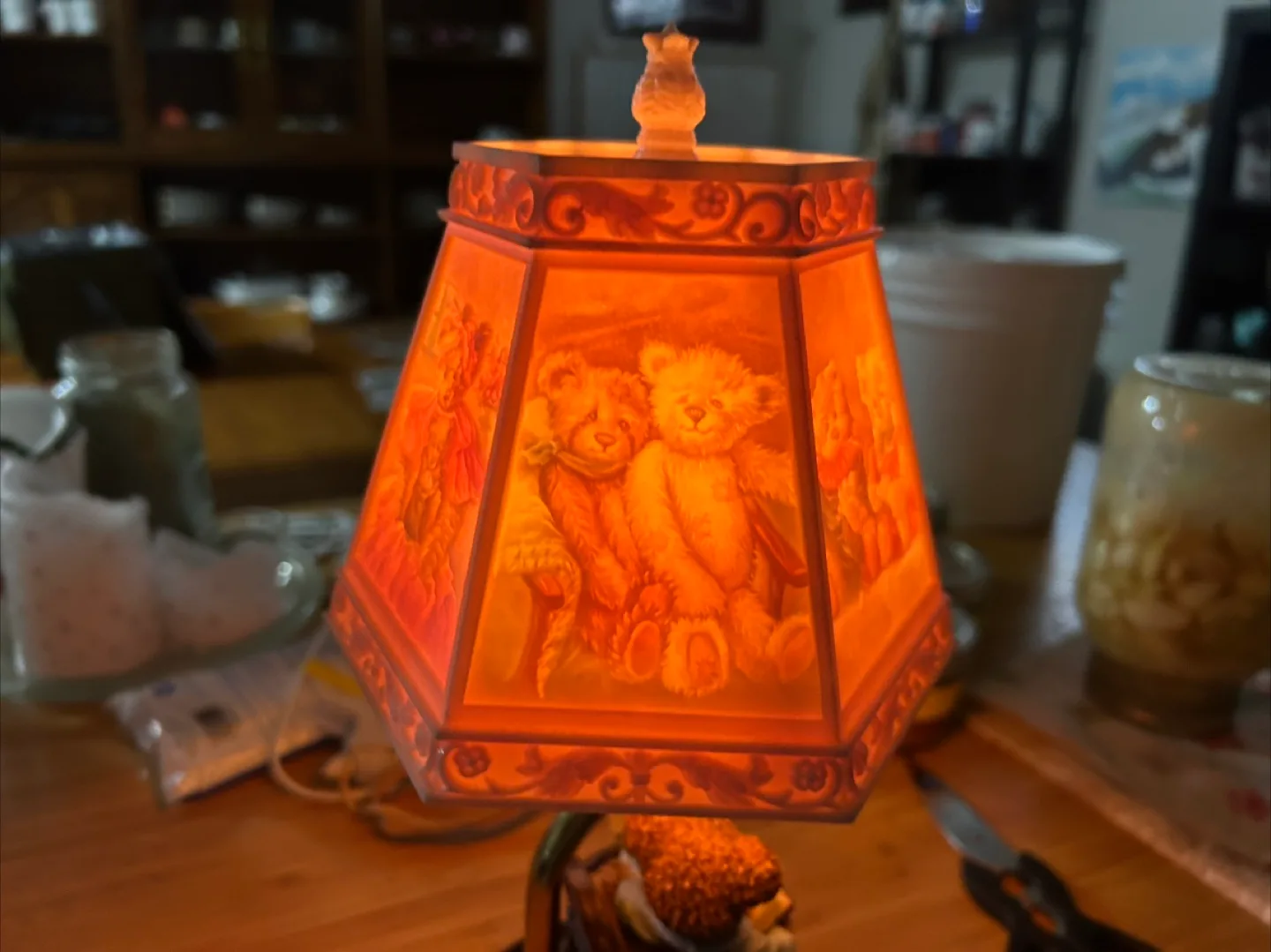 Vintage Teddy Bear Table Lamp thumbnail