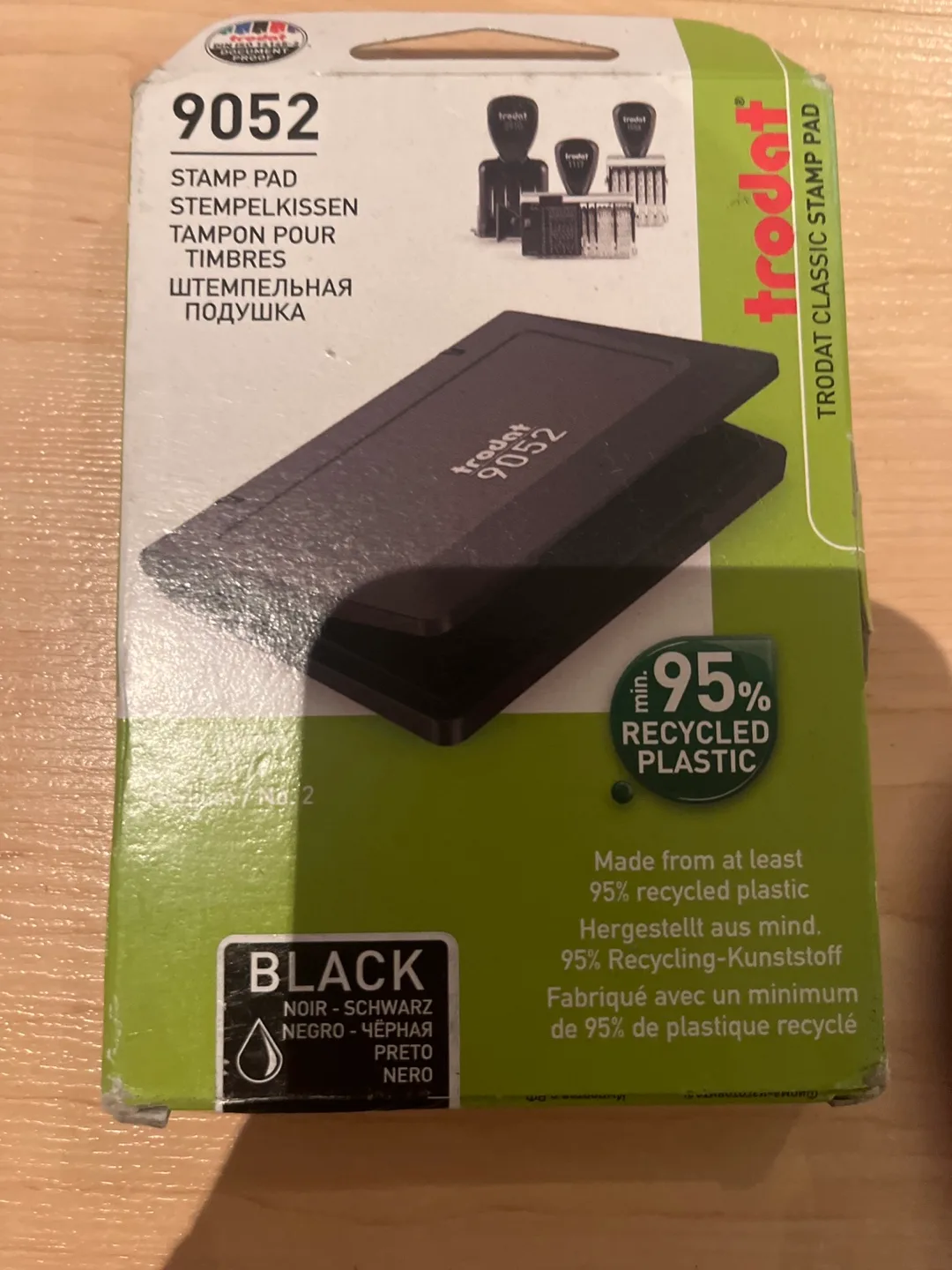 Trodat 9052 Classic Black Stamp # freecycle Pad image indicator(2)