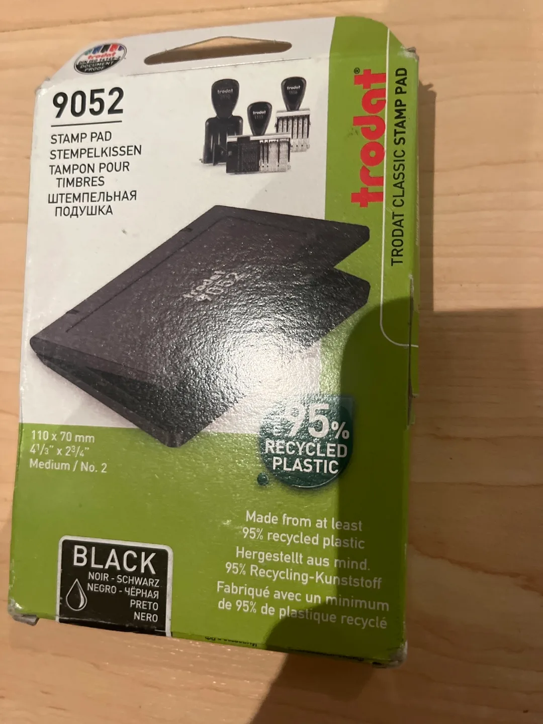 Trodat 9052 Classic Black Stamp # freecycle Pad thumbnail