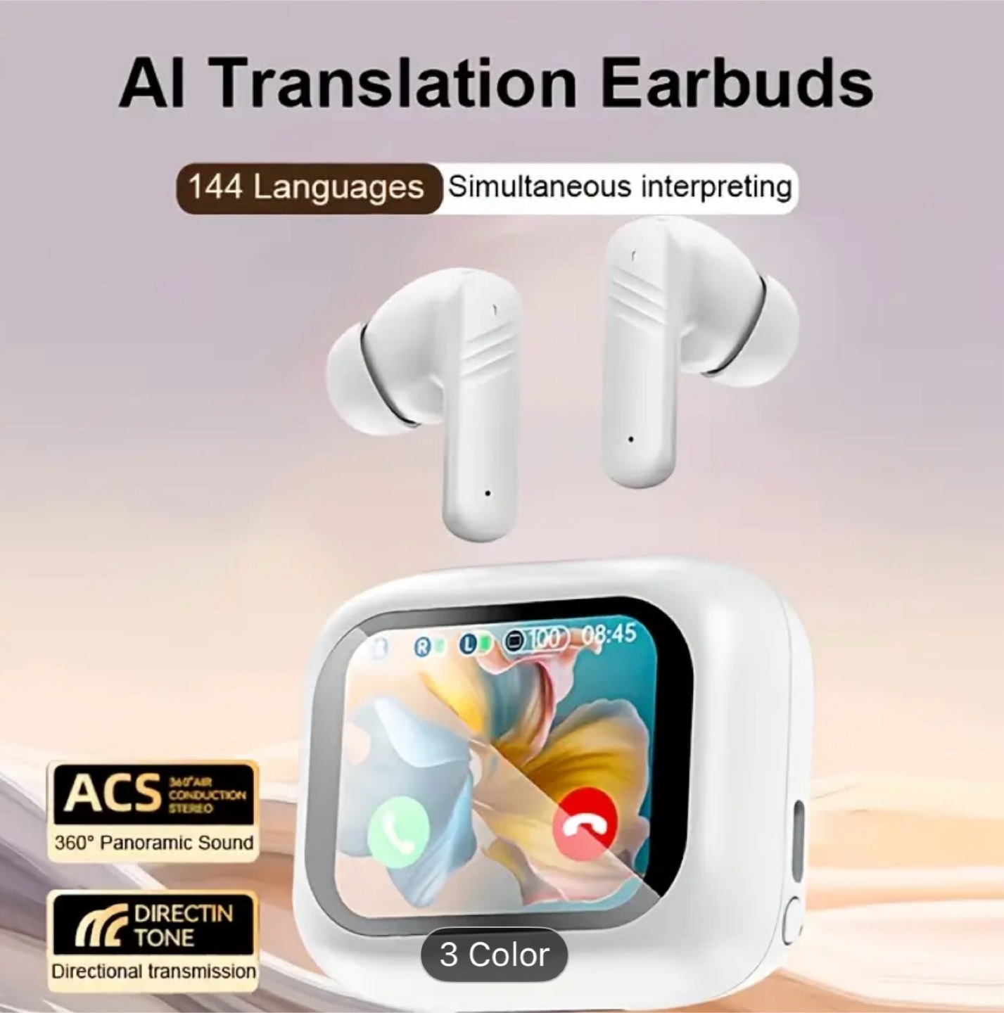 AI Translation Earbuds - 144 Languages - photo 2