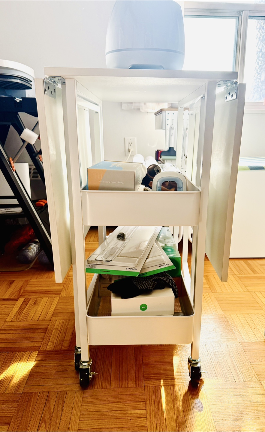 Kensington Foldable Table Rolling Cart - photo 3