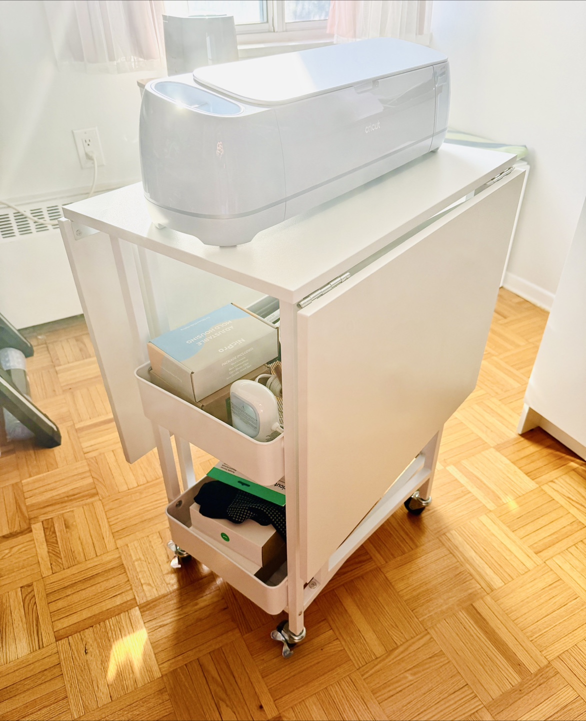 Kensington Foldable Table Rolling Cart - photo 4