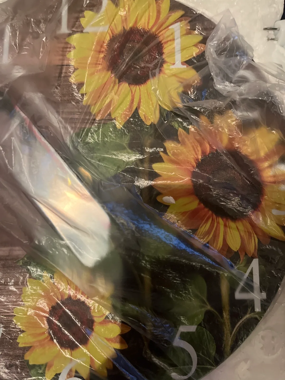 Sangtai Sunflower Wall Clock - New in Box! image indicator(3)