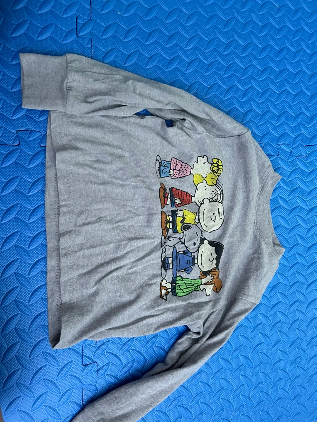 Peanuts x Crewcuts XXS (2-3) Long Sleeve Shirt#freecycle thumbnail