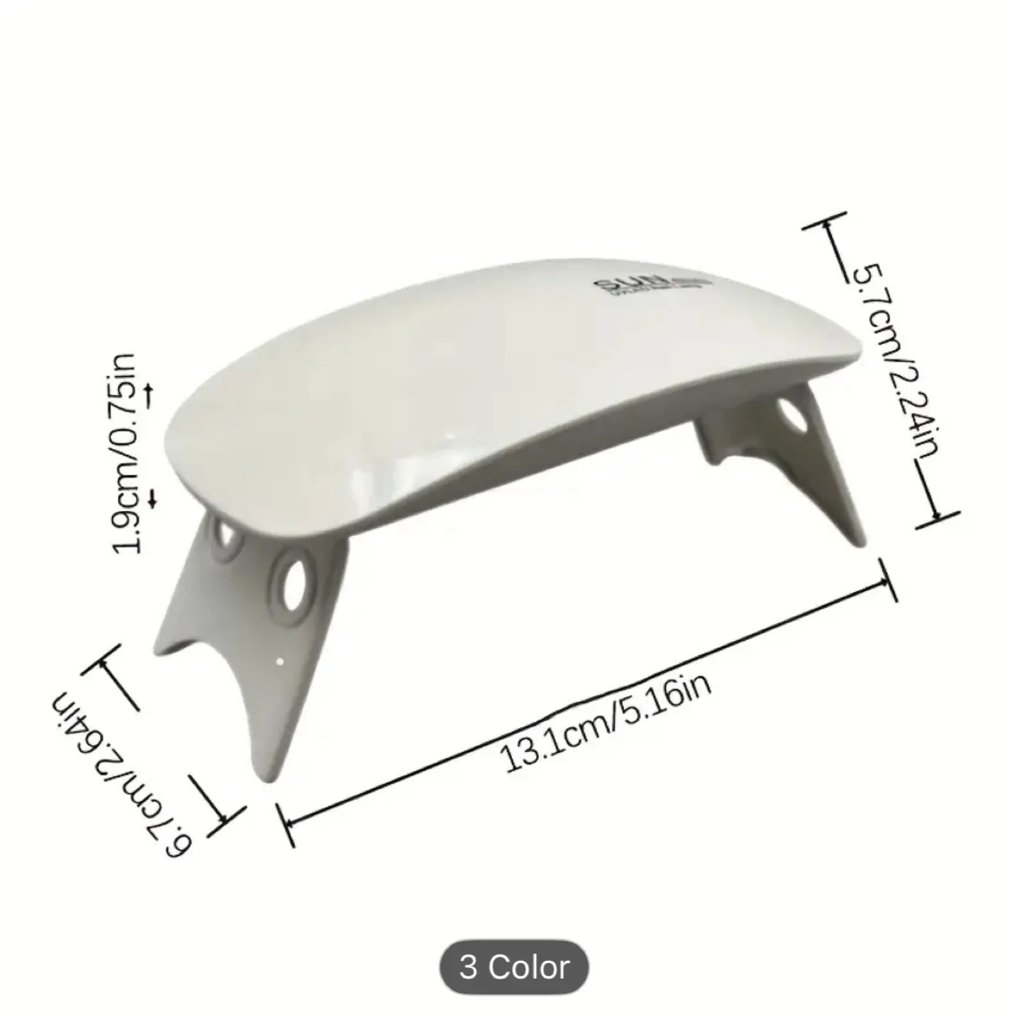 SUN mini UV LED Nail Lamp - Portable & Foldable image indicator(8)