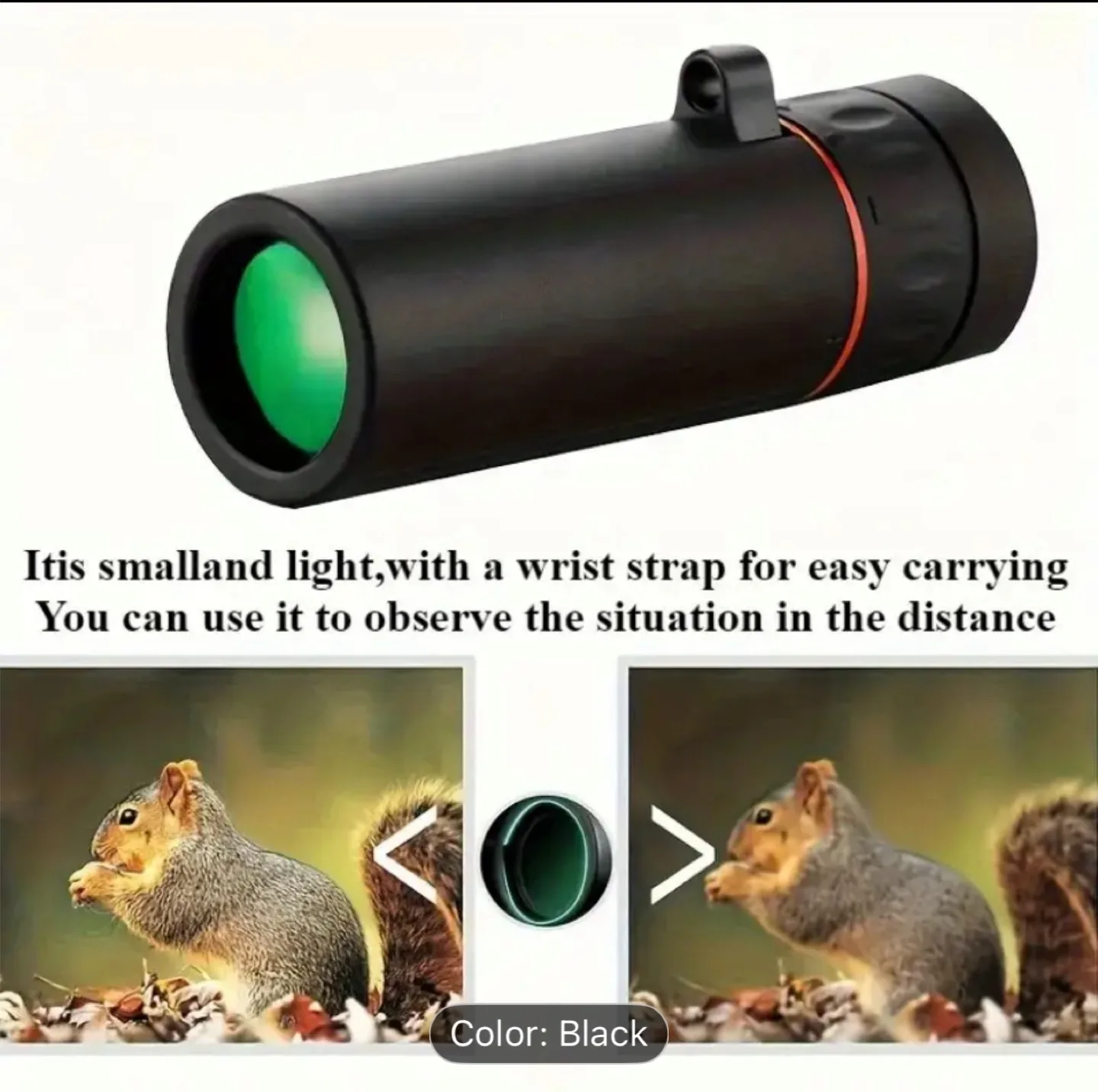 Mini HD High Power Telescope - Black image indicator(2)