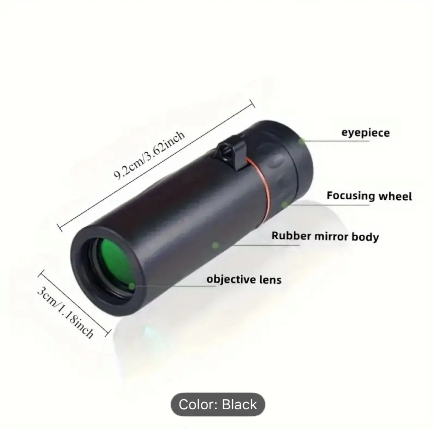 Mini HD High Power Telescope - Black image indicator(6)