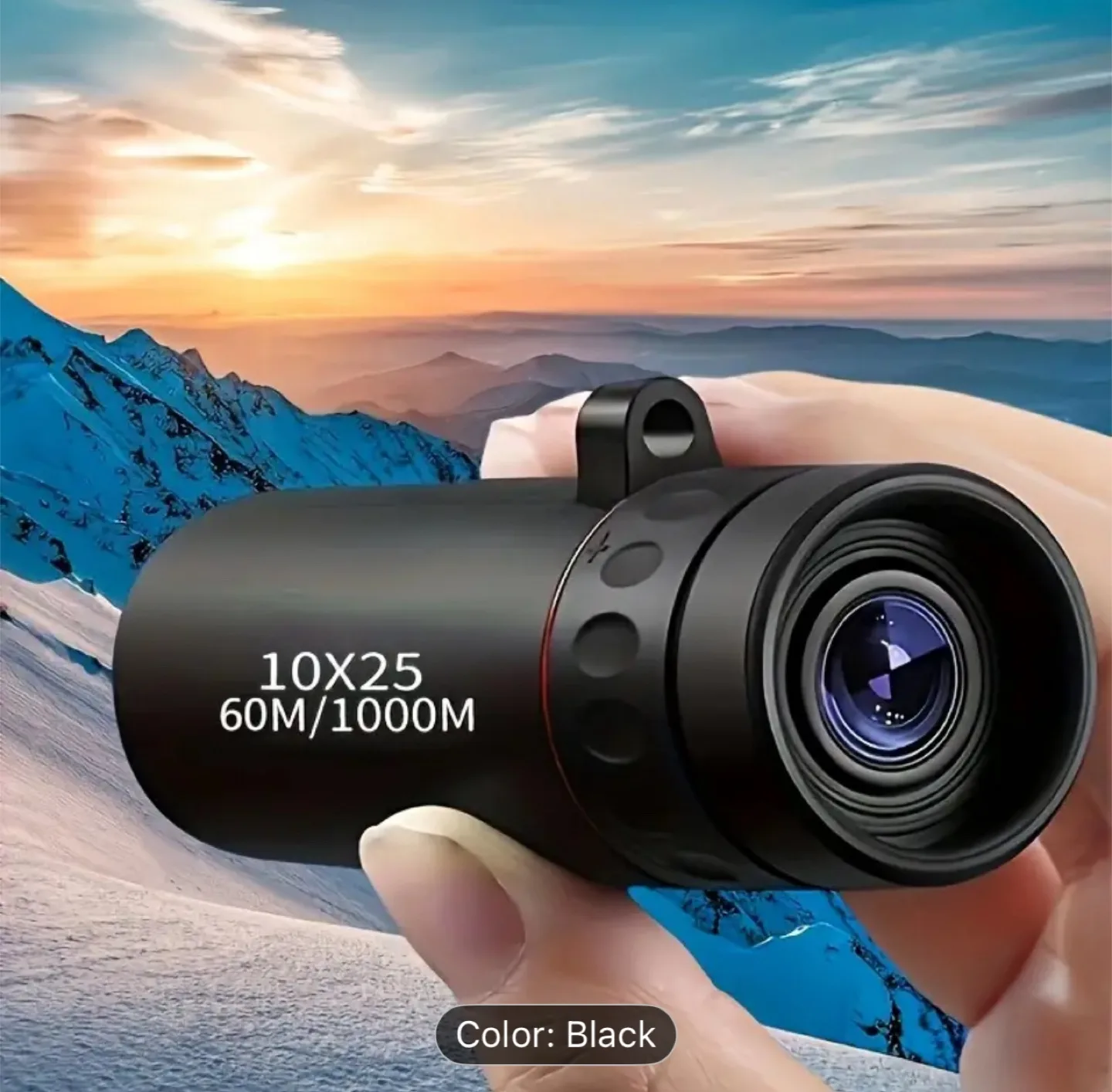 Mini HD High Power Telescope - Black thumbnail