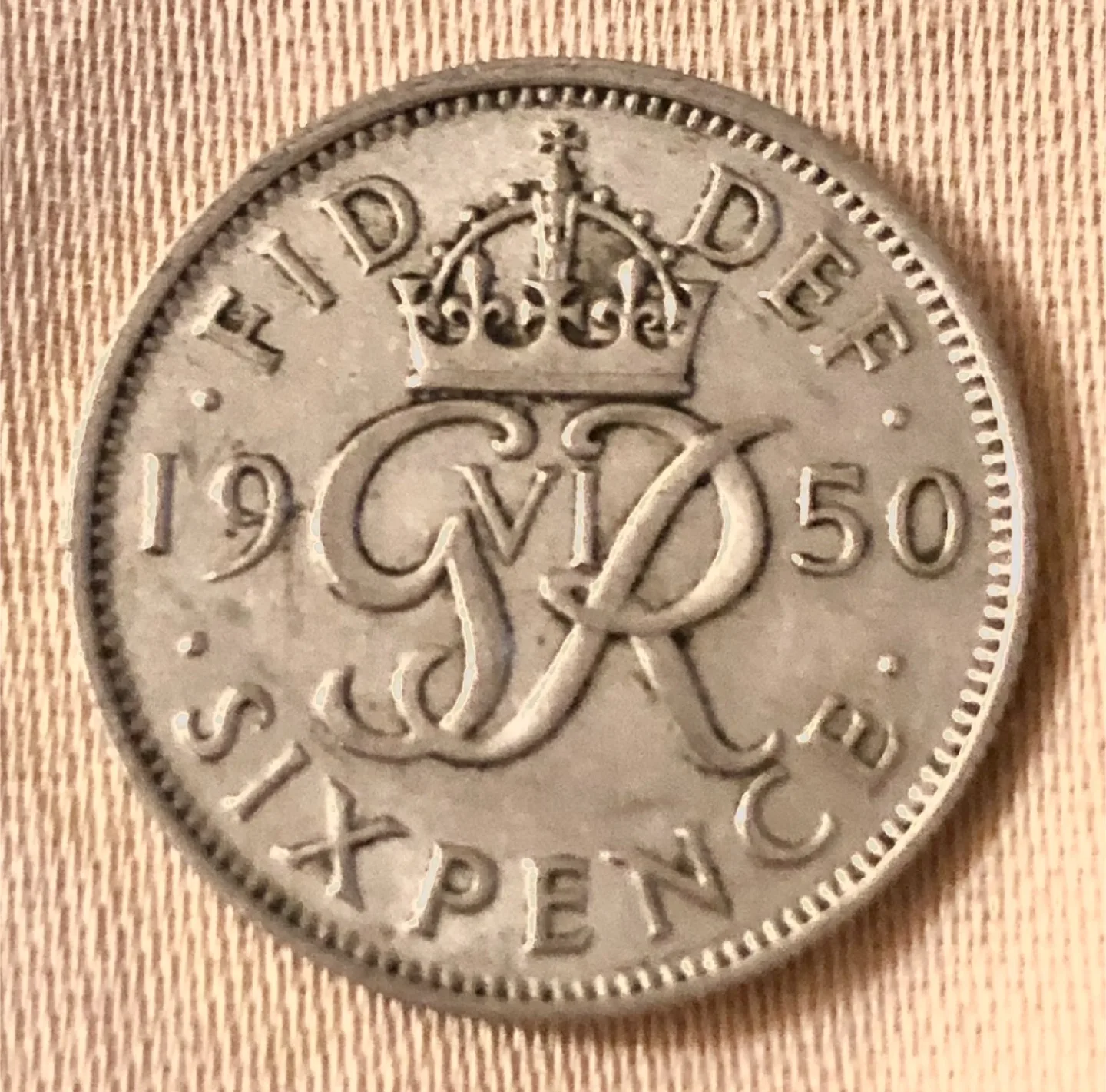 TWO GREAT BRITAIN SIXPENCES - QUEEN ELIZABETH II & GEORGE VI image indicator(5)