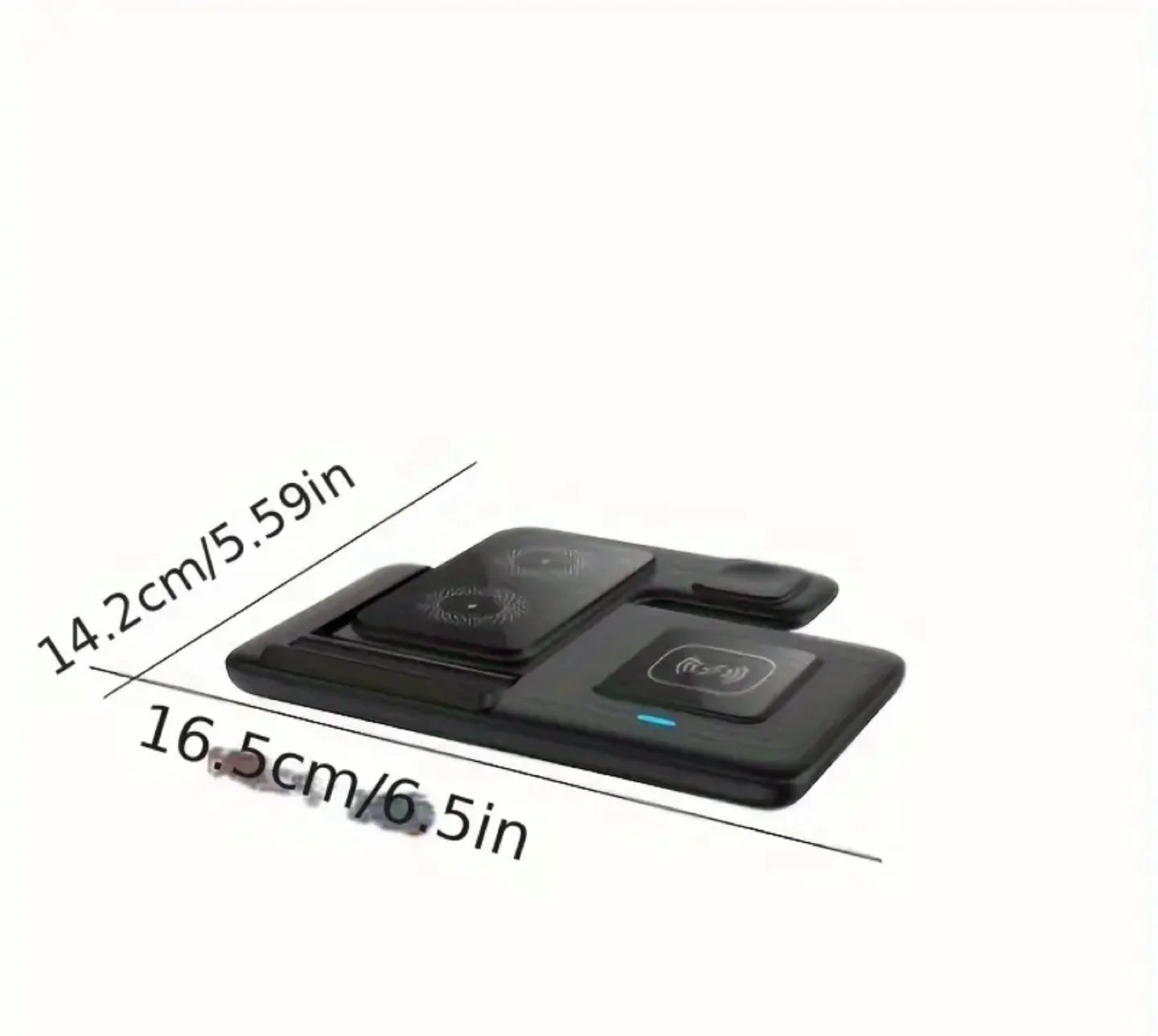 3 in 1 Wireless Charger Stand - Black image indicator(3)