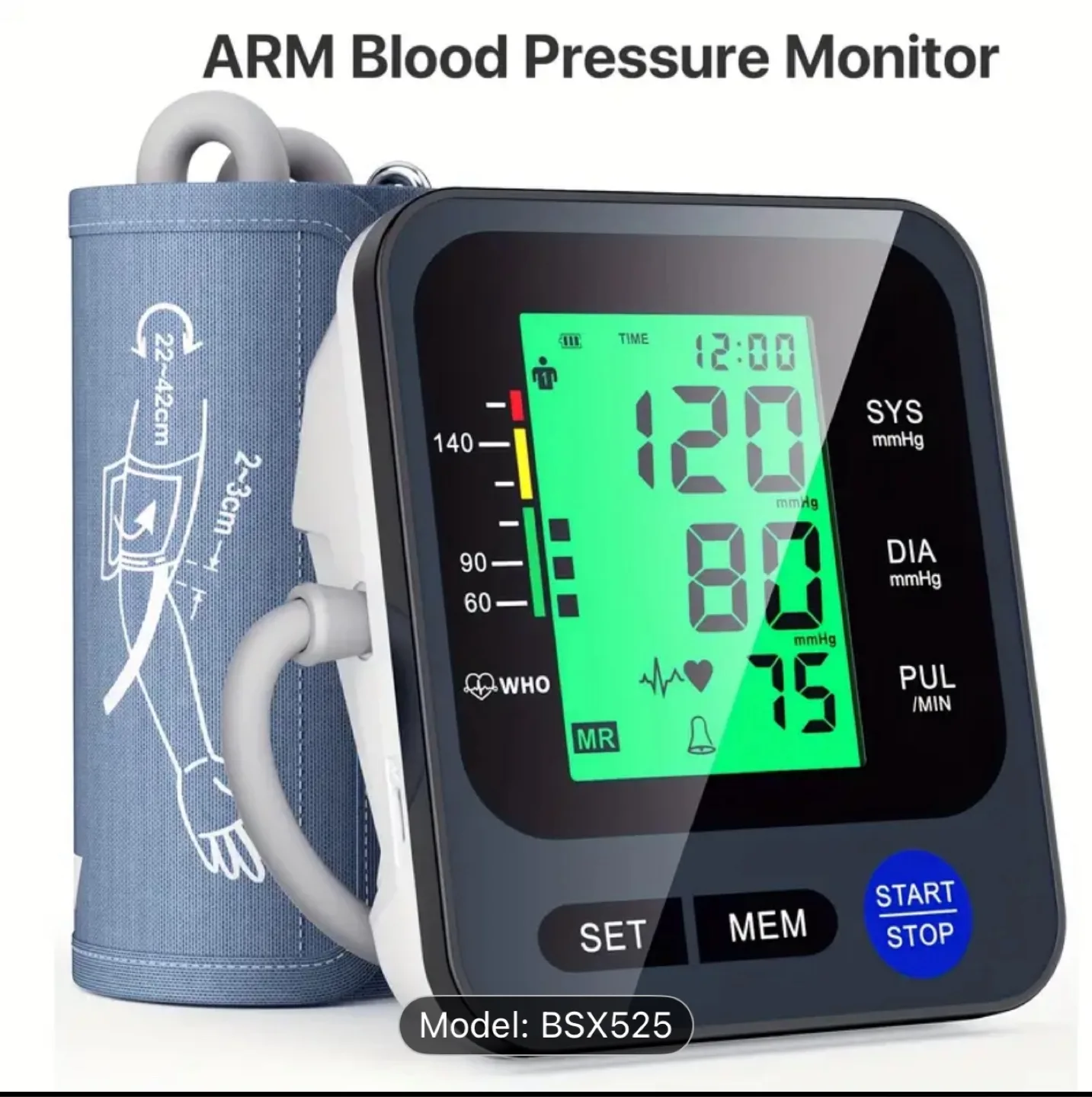 BSX525 Arm Blood Pressure Monitor thumbnail