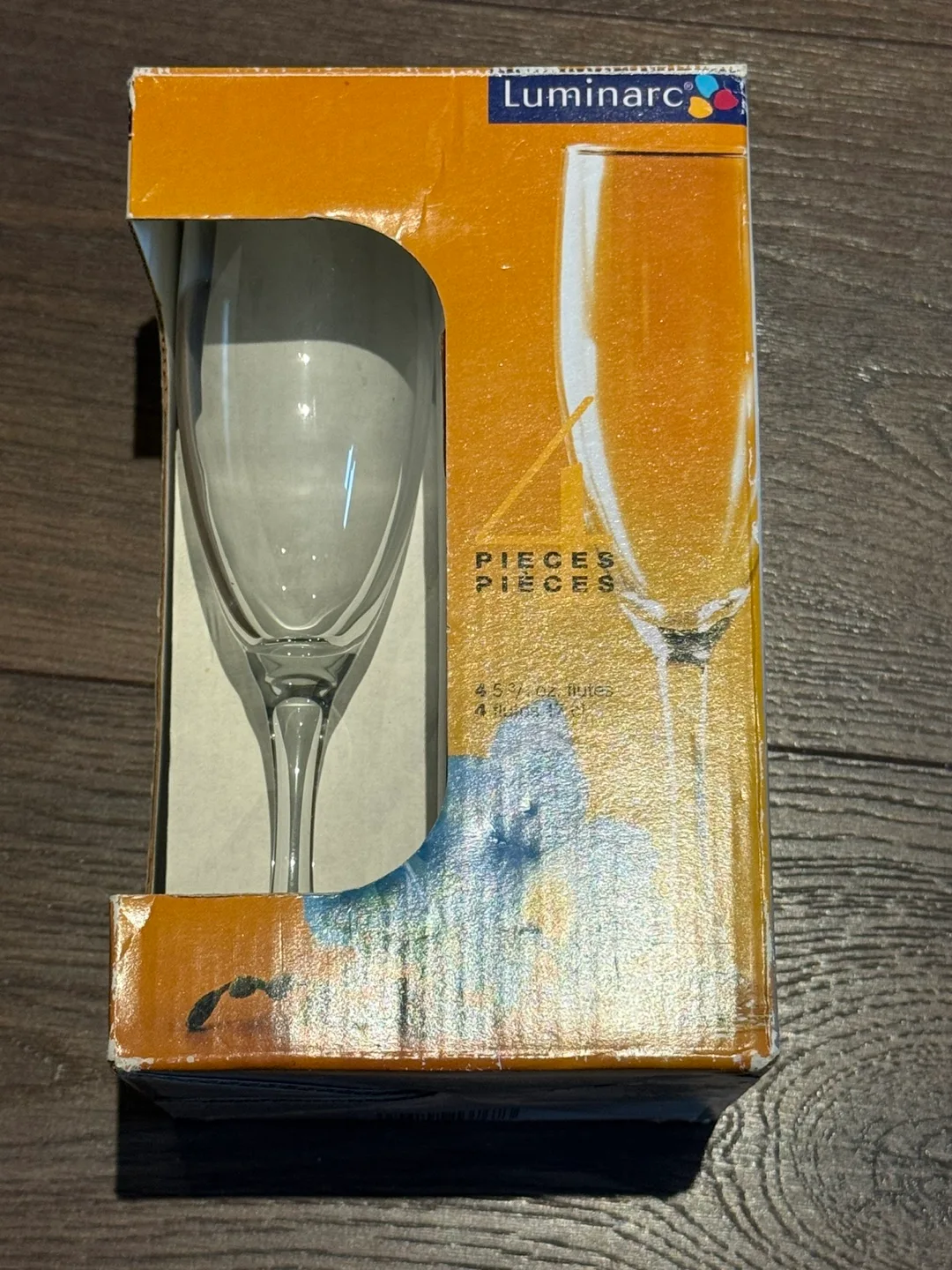 Luminarc 4-Piece Champagne Flute Set thumbnail