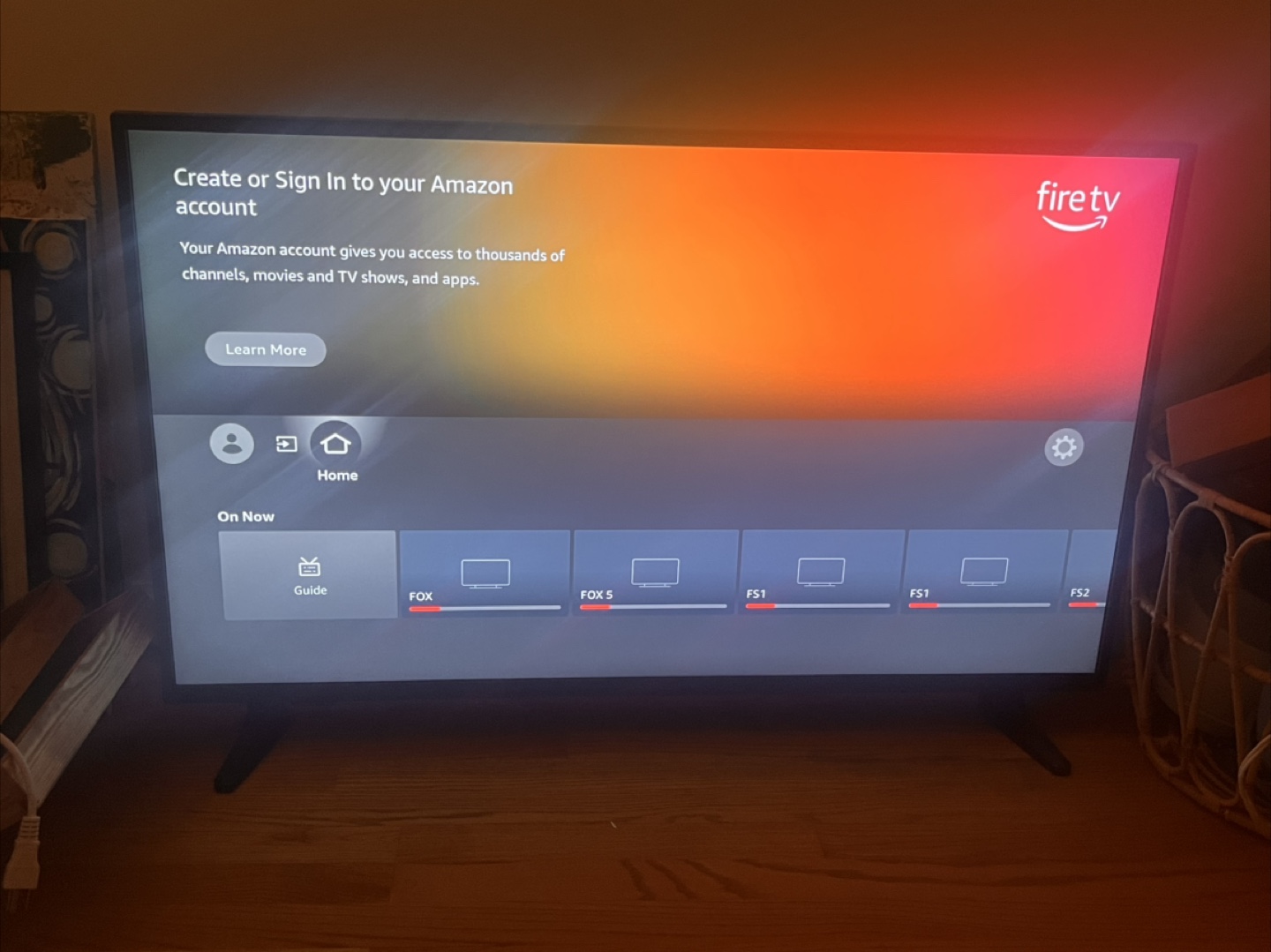 Insignia 43” class LED smart fire  tv