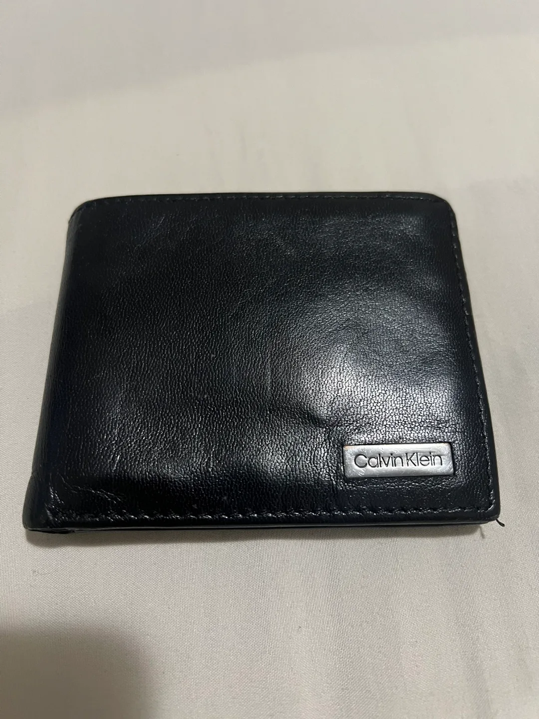 Calvin Klein Black Leather Wallet thumbnail