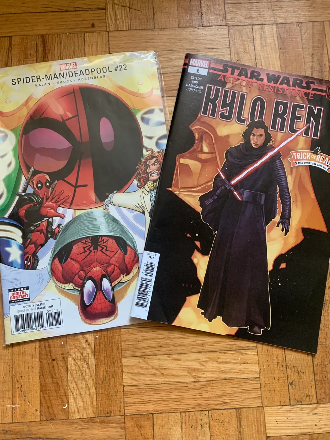 Marvel Comics: Spider-Man/Deadpool #22 & Star Wars Kylo Ren thumbnail