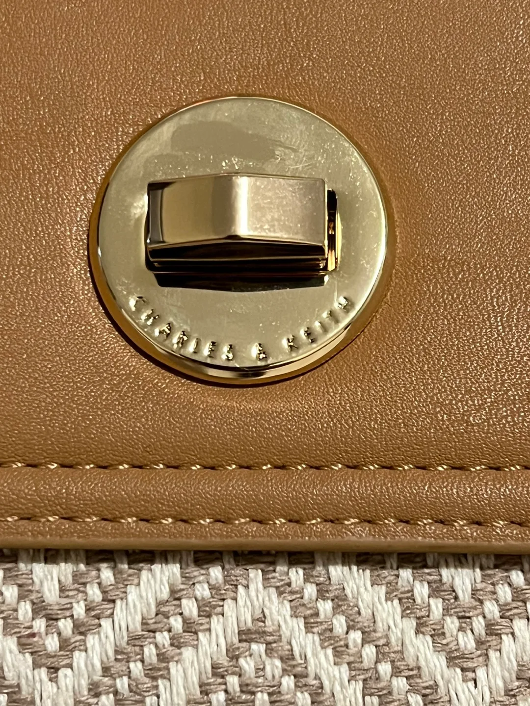 Charles & Keith Tan Wallet thumbnail