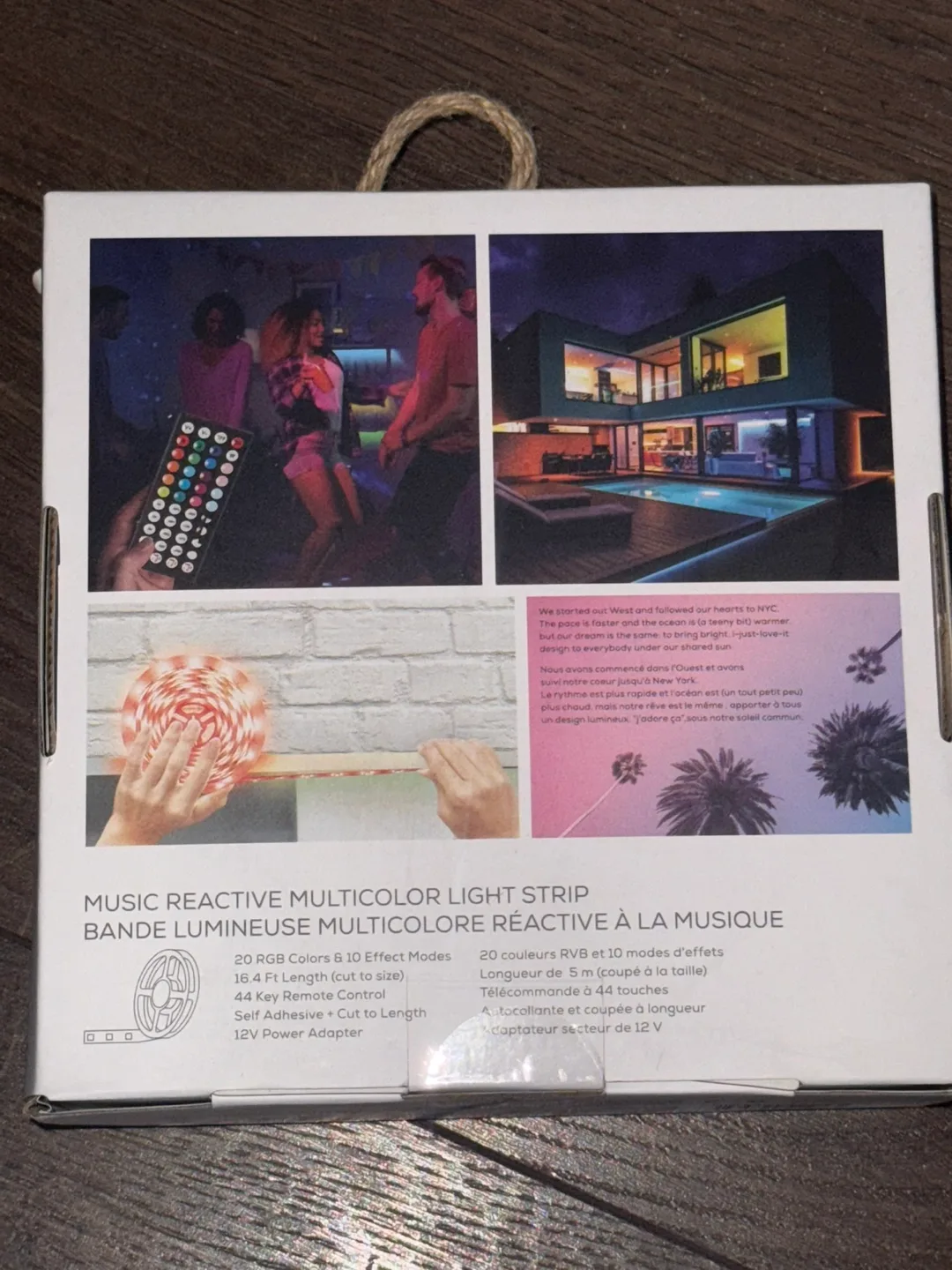 West & Arrow Merkury RGB Strip Light 32.8-ft image indicator(2)