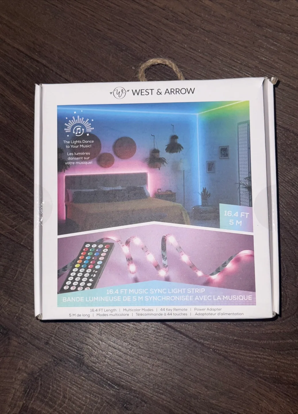 West & Arrow Merkury RGB Strip Light 32.8-ft thumbnail