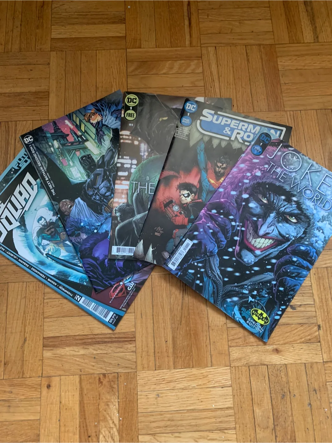 DC Comics: Batman, Superman & Robin, Joker - Comic Book Lot thumbnail
