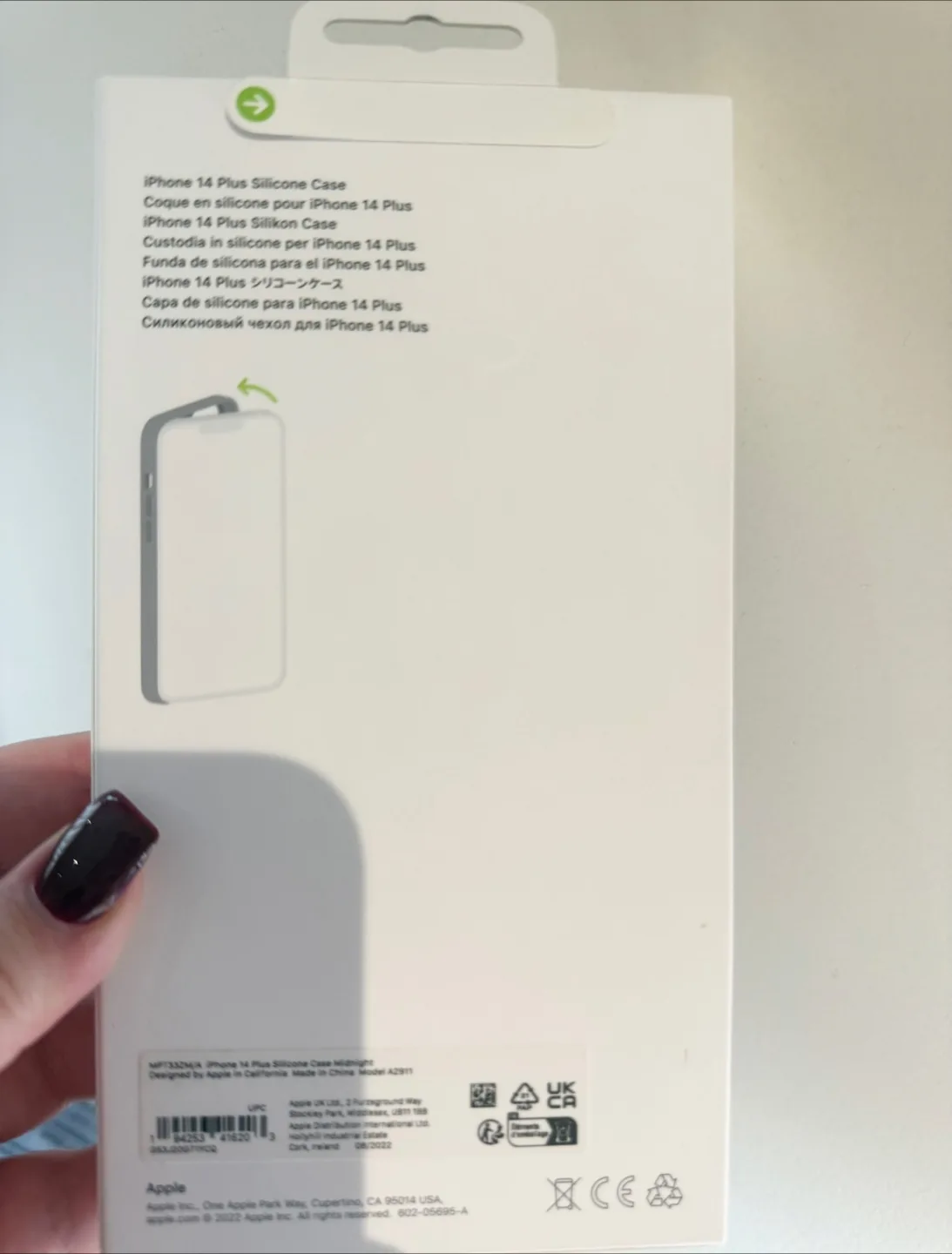 New iPhone 14 Plus Midnight Silicone Case image indicator(2)