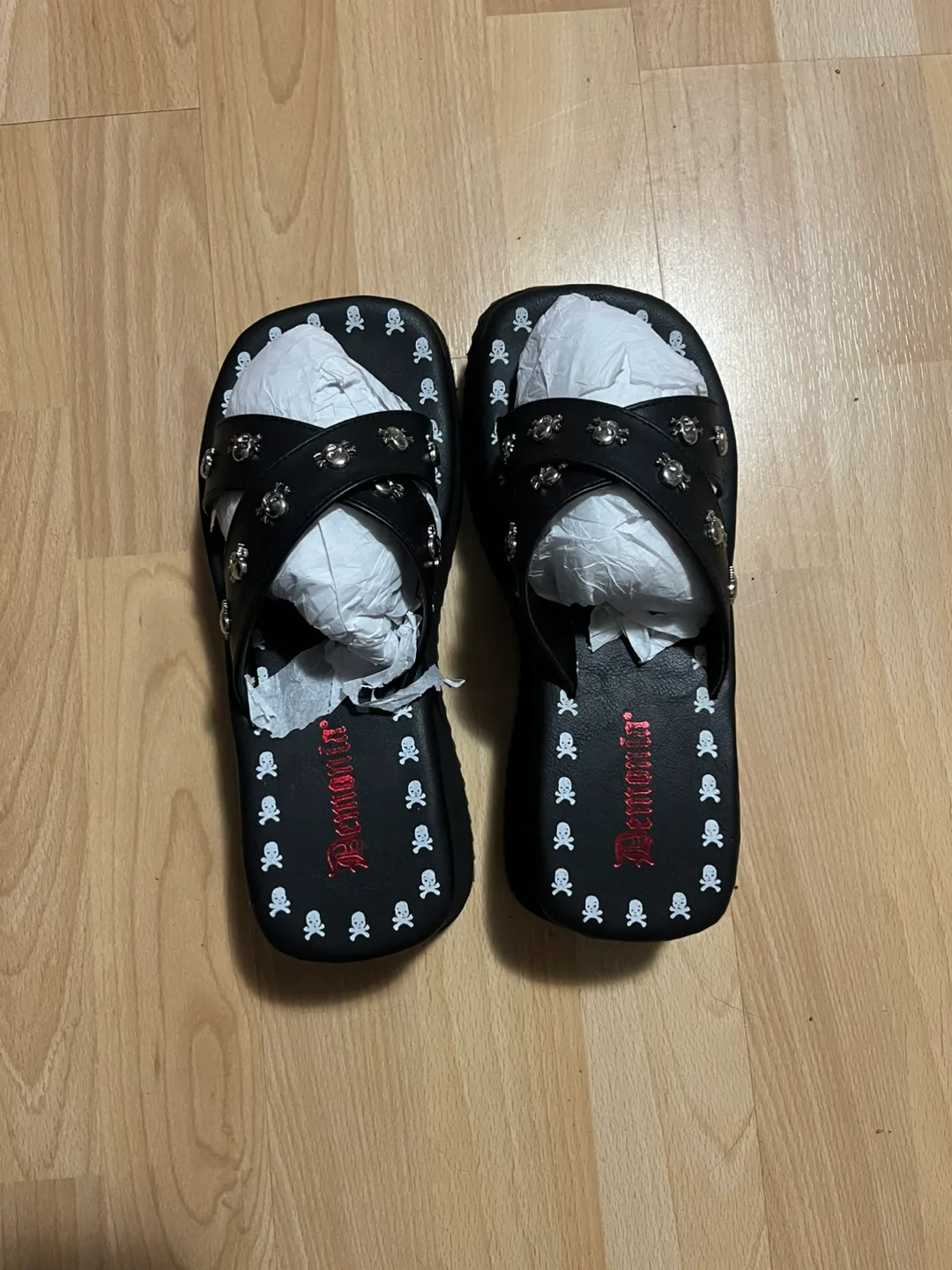 Demonia Platform Sandals - Size 7 thumbnail