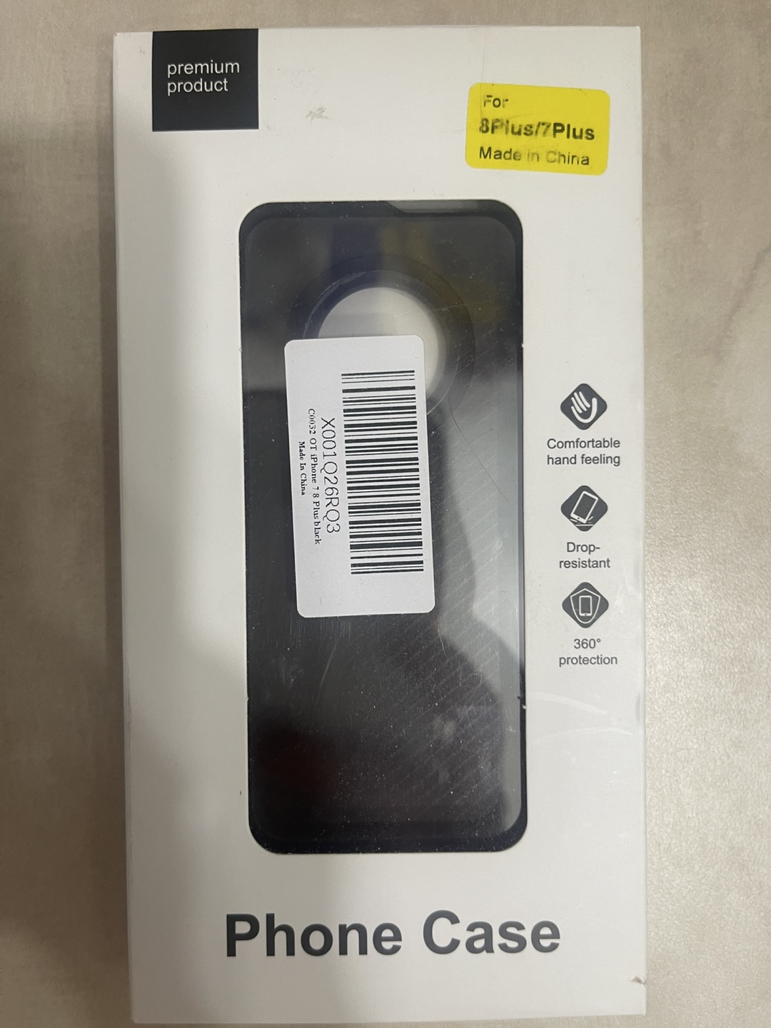 Phone Case for 8Plus/7Plus - Black
