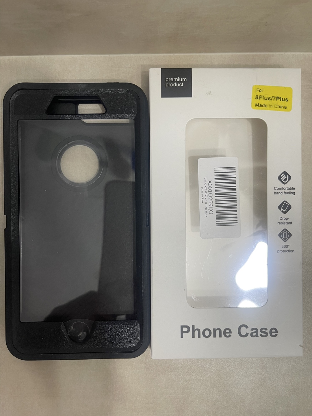 Phone Case for 8Plus/7Plus - Black - photo 2