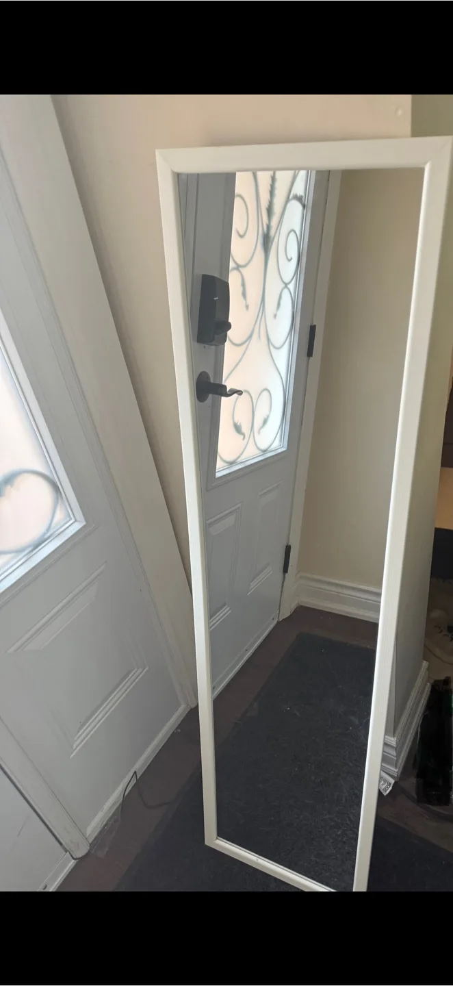 White Framed Full Length Mirror image indicator(2)