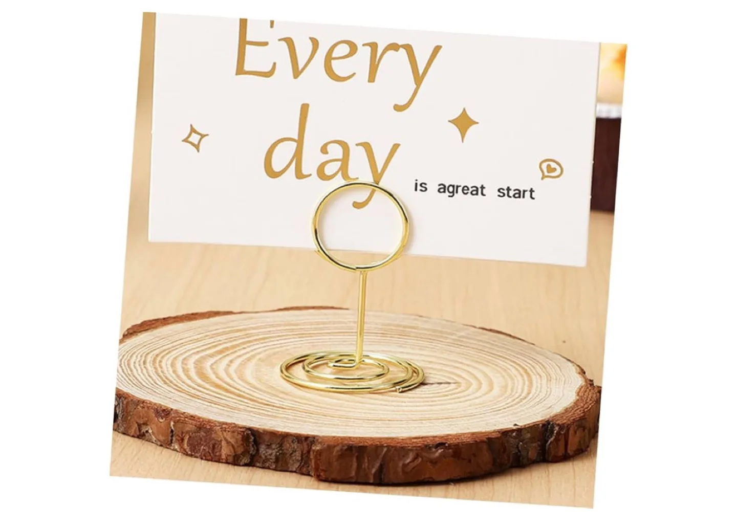 Gold Table Number/Card Holder - 25 pcs thumbnail