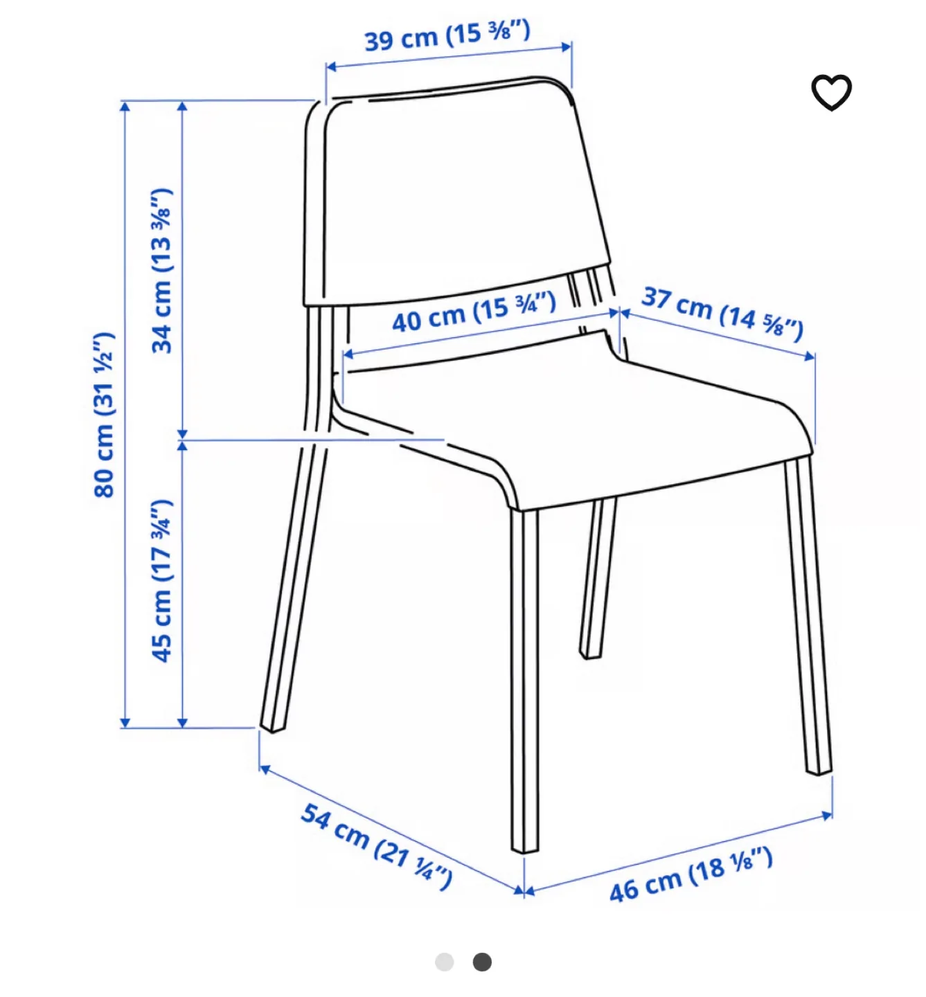 2 IKEA white chair image indicator(2)