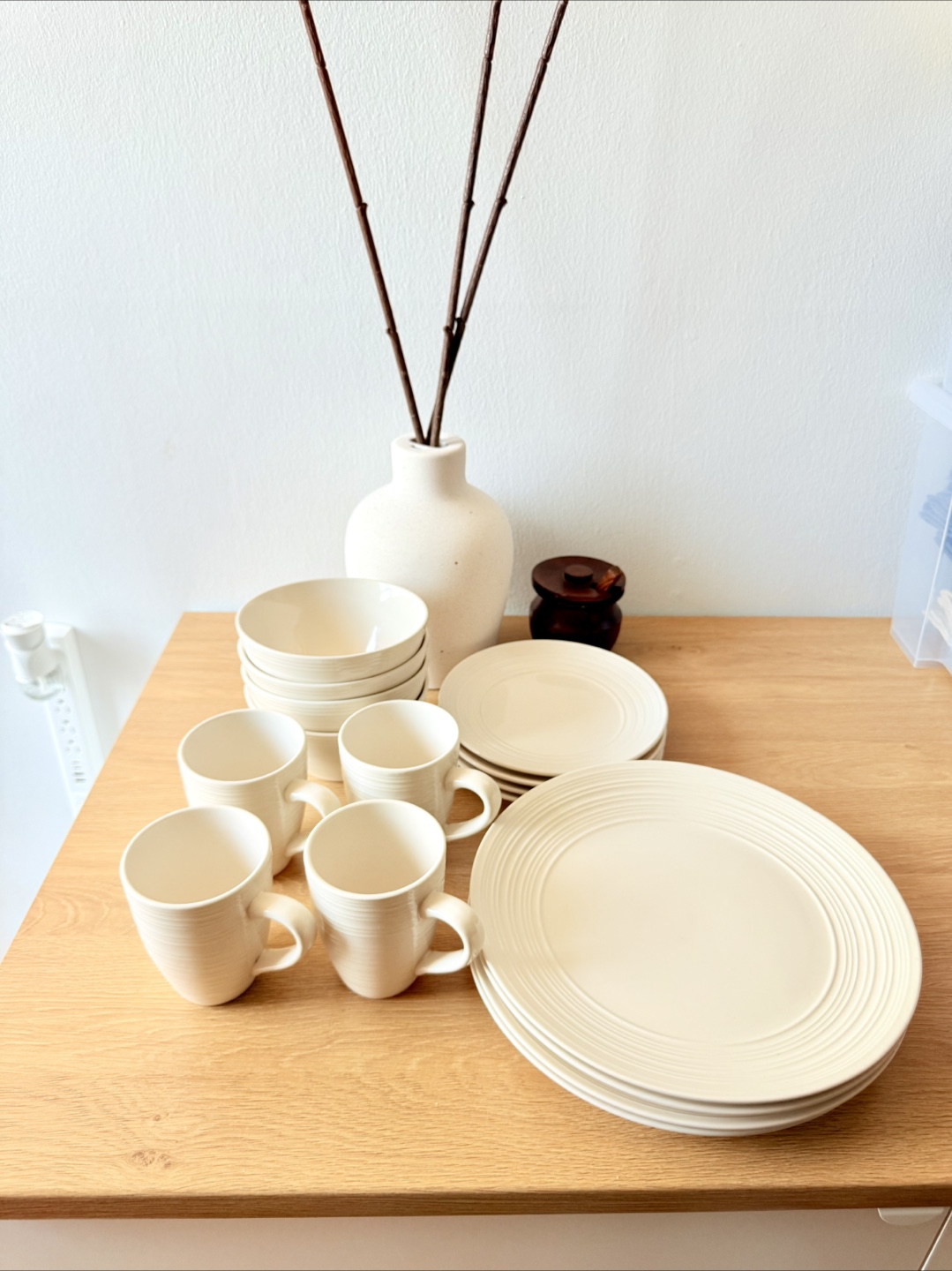 16 piece Dinnerware Set - Cream/Off White - photo 3