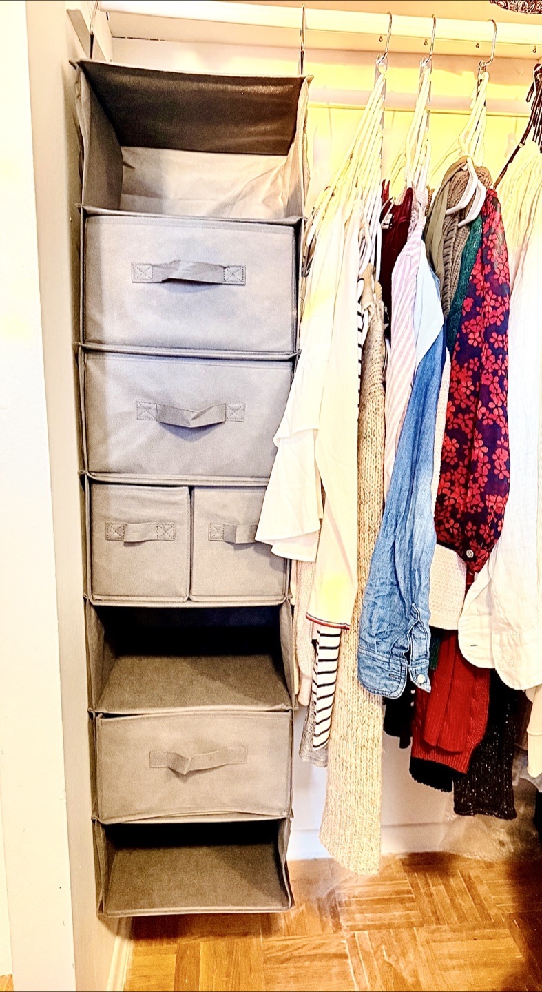 7-Shelves Hanging Closet Organizer