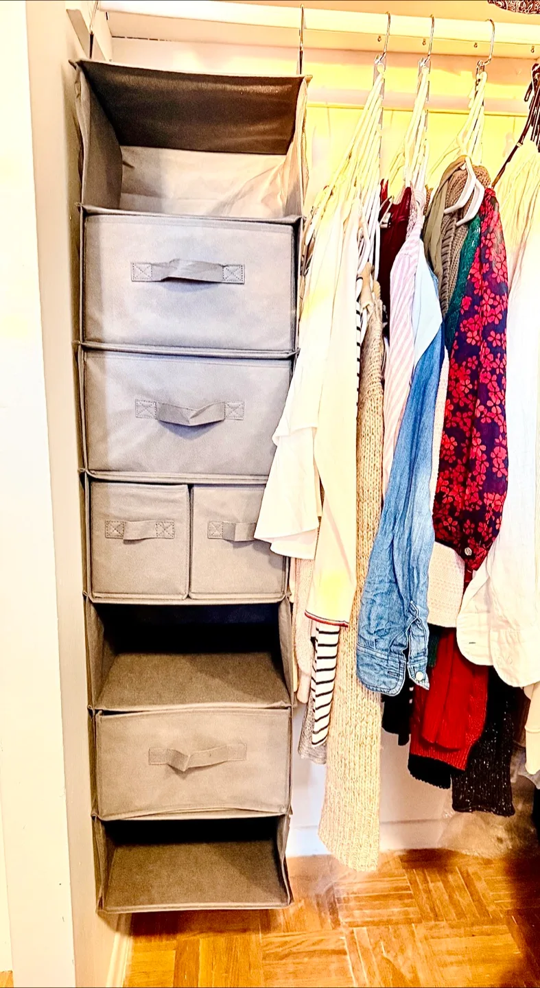 7-Shelves Hanging Closet Organizer thumbnail