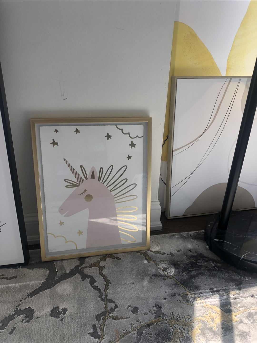 Framed Unicorn Wall Art