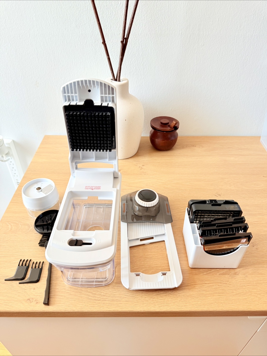 All in one Vegetable Chopper and Prep Set - White - photo 3