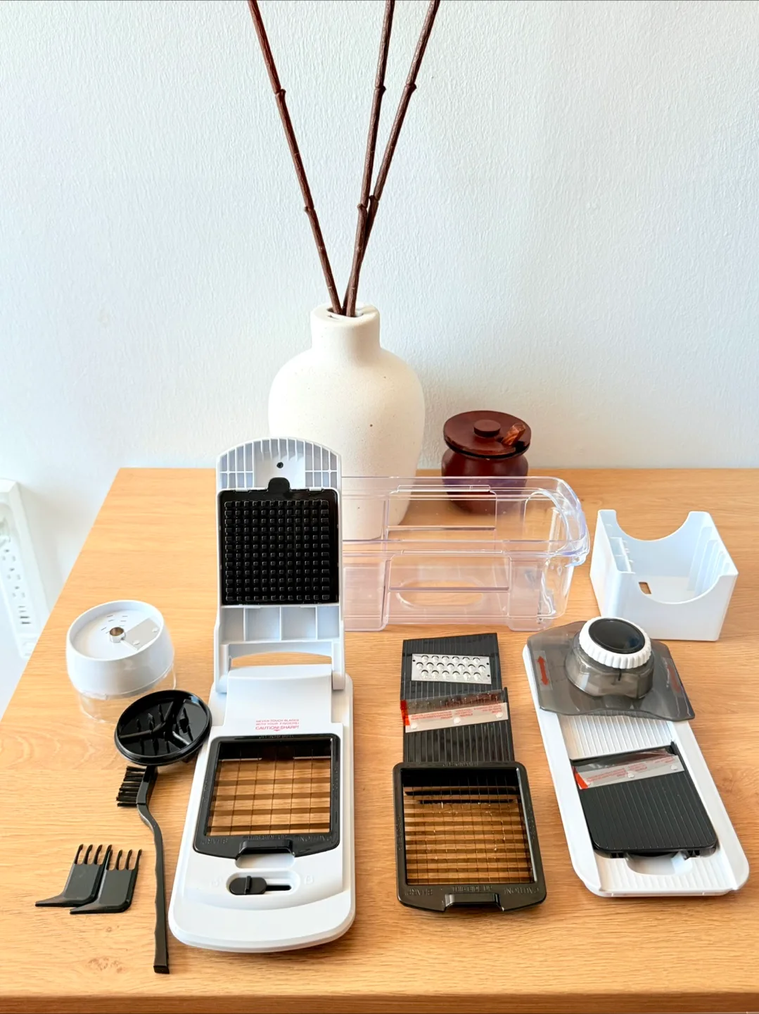 All in one Vegetable Chopper and Prep Set - White thumbnail