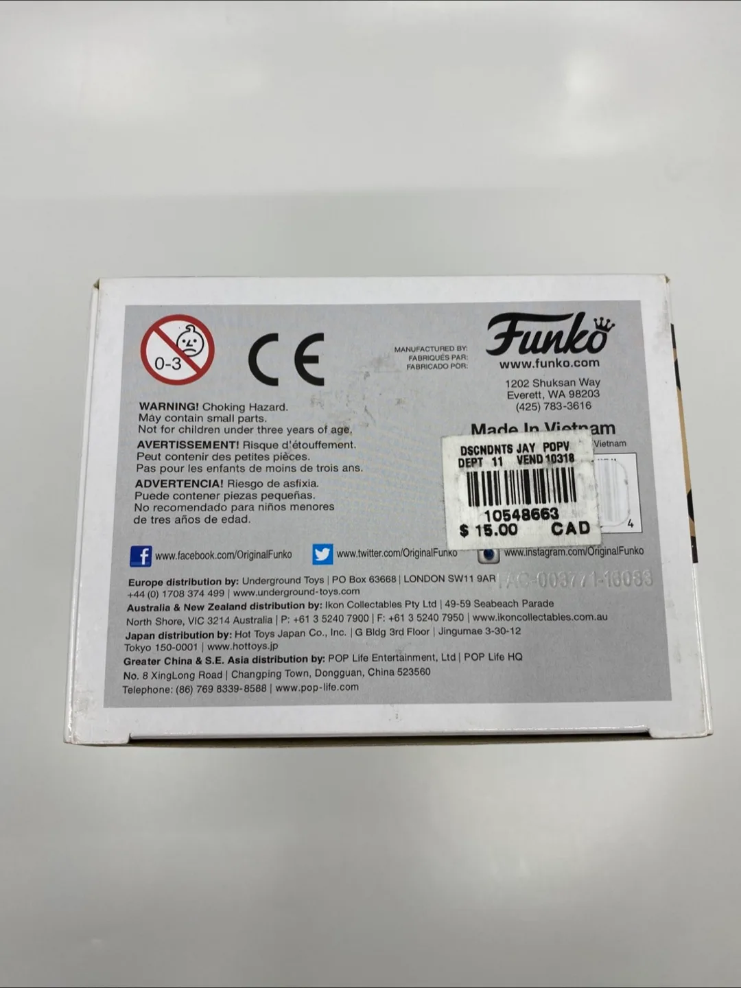 Funko Pop Descendants Jay #196 image indicator(6)