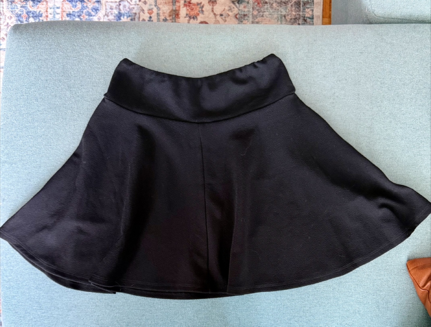 Set of 2 Women’s Mini Skirts - US Size 4 (Red Plaid & Black) - photo 4