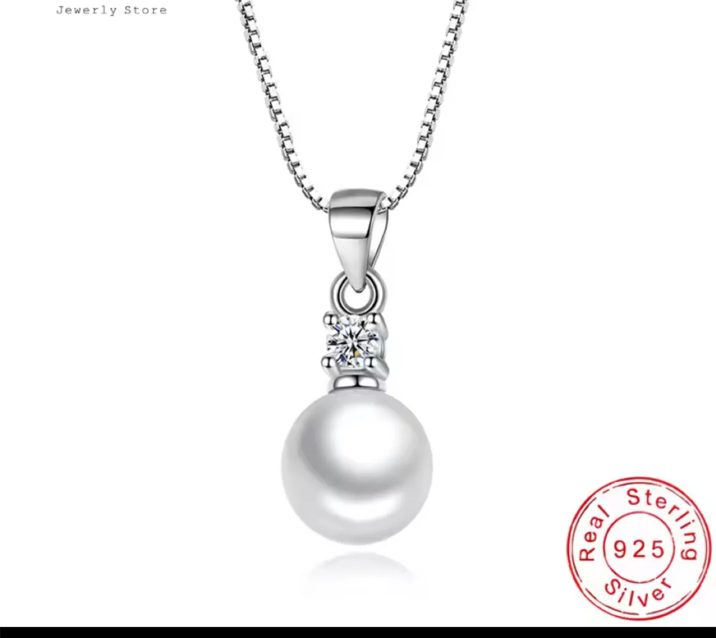 Pearl Pendant Necklace thumbnail