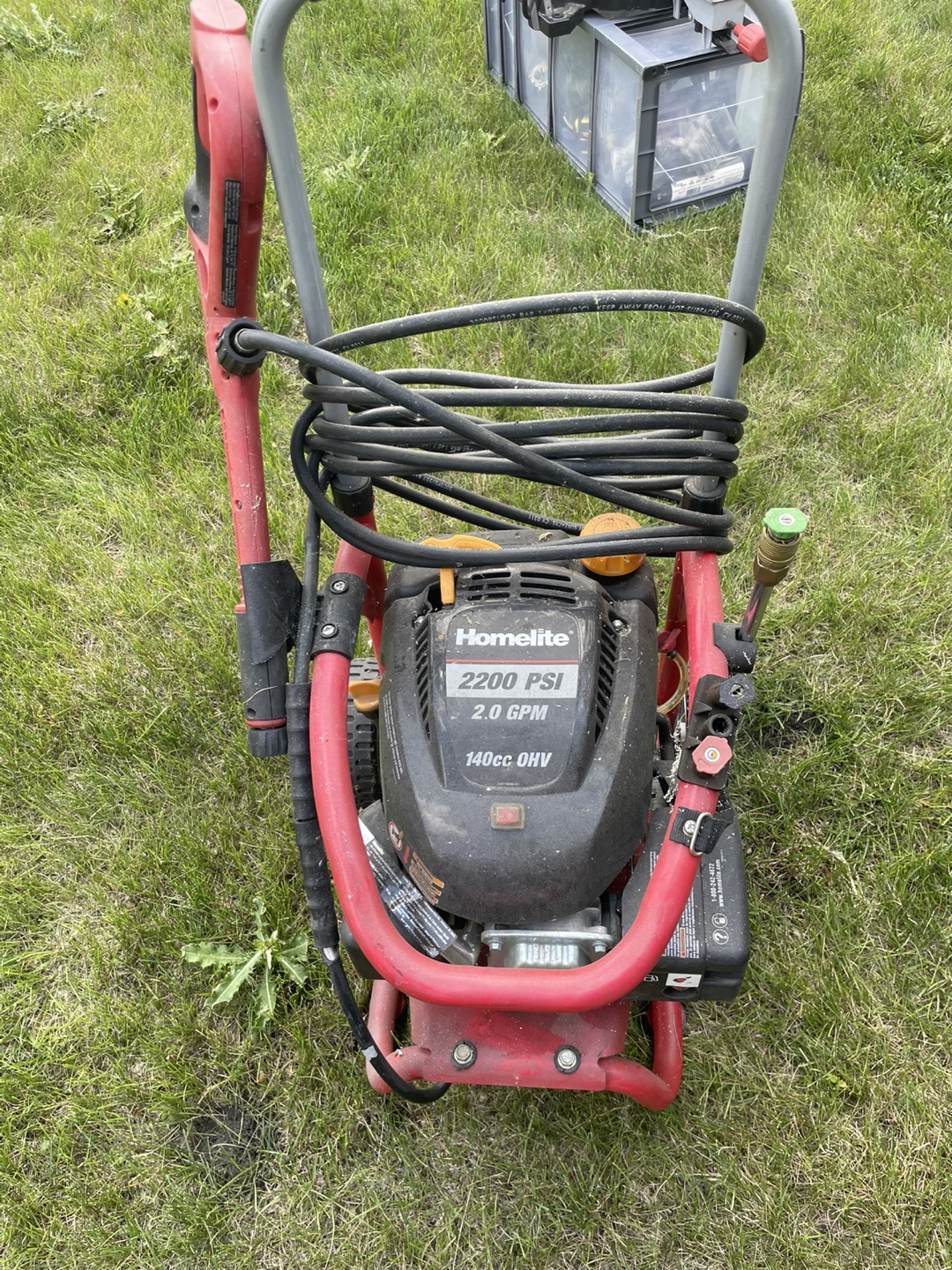 Homelite 2200 PSI Pressure Washer