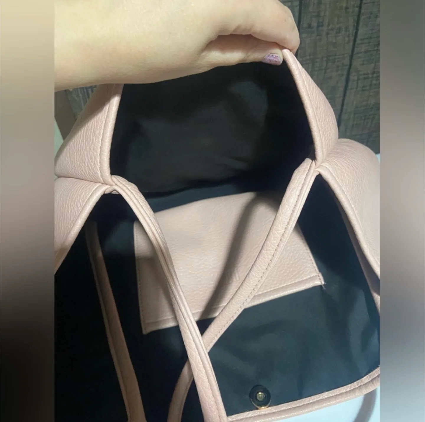 Pink Tote Bag image indicator(2)