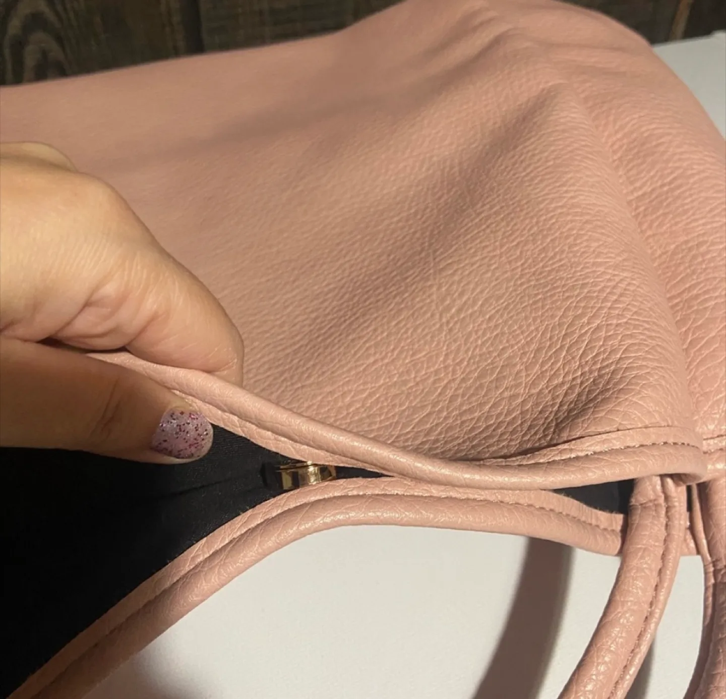 Pink Tote Bag image indicator(3)