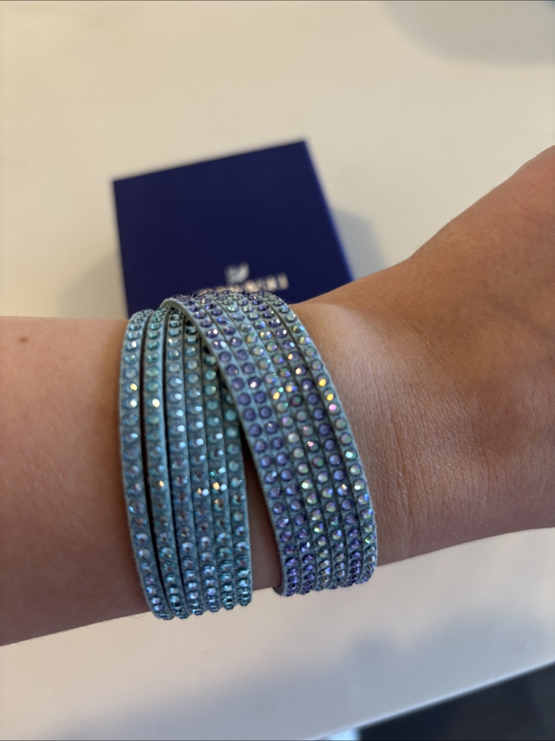 Swarovski Slake Wrap Bracelet with box - photo 4