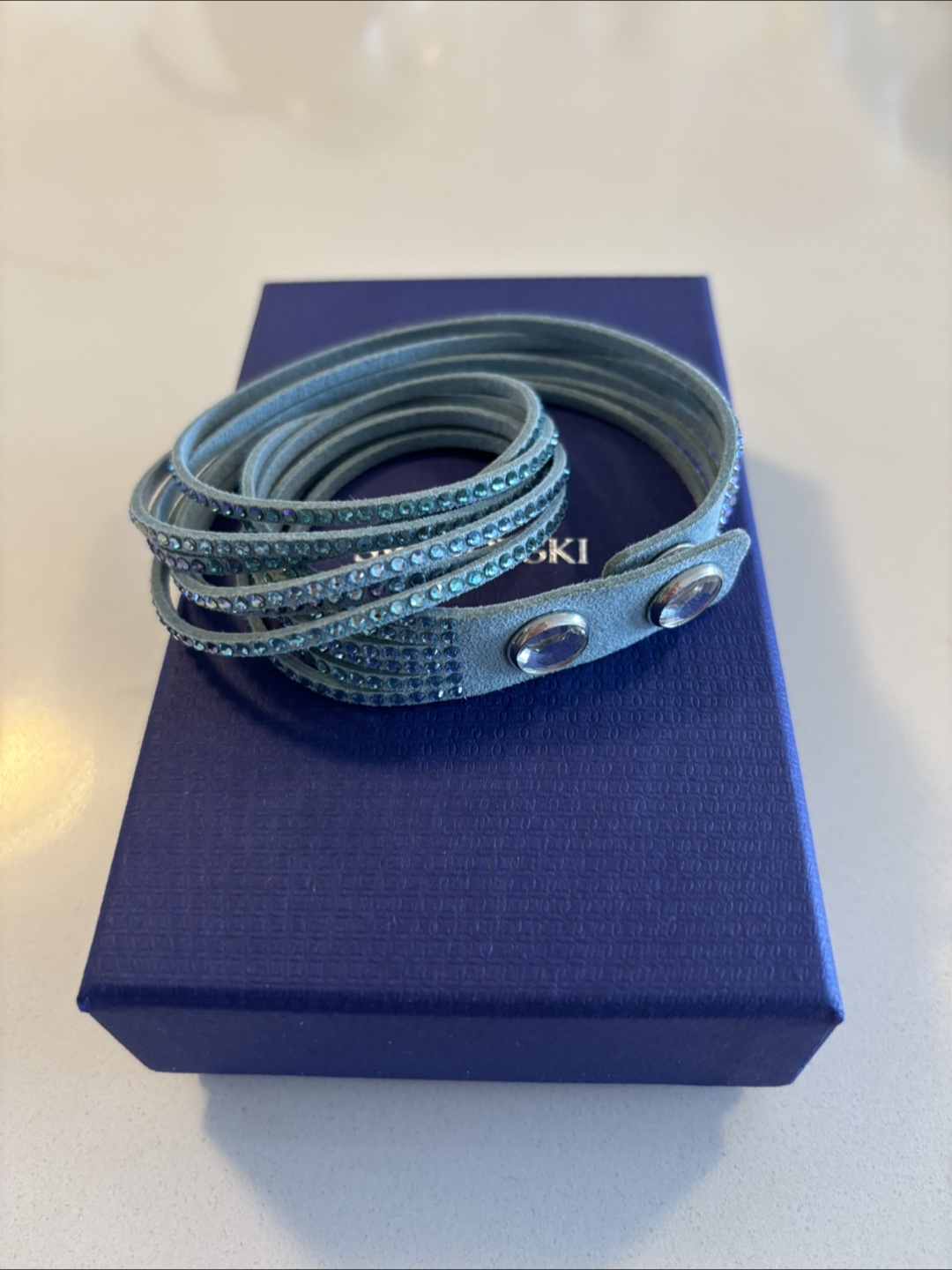 Swarovski Slake Wrap Bracelet with box