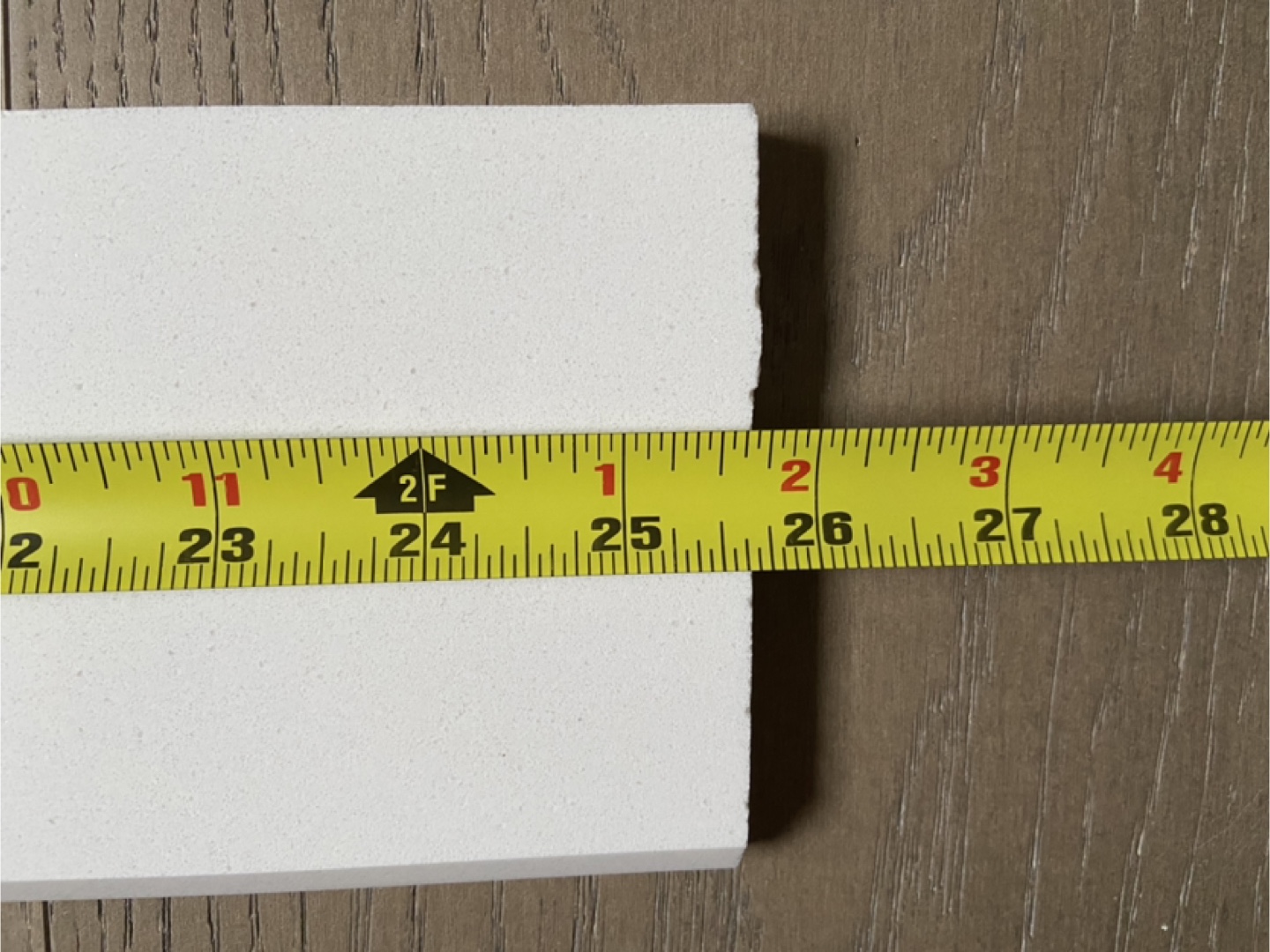 White Engineered Stone Threshold Leftover 25,5 x 4 inches - photo 3